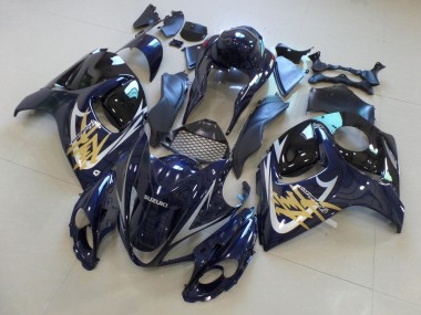 Carenados Moto Suzuki GSXR 1300 Hayabusa 2008-2020 - Azul Oscuro Negro Oro Plata Fabricantes