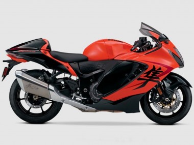 Carenados Moto Suzuki GSXR 1300 Hayabusa 2021-2025 - Naranja Negro Mate Fabricantes