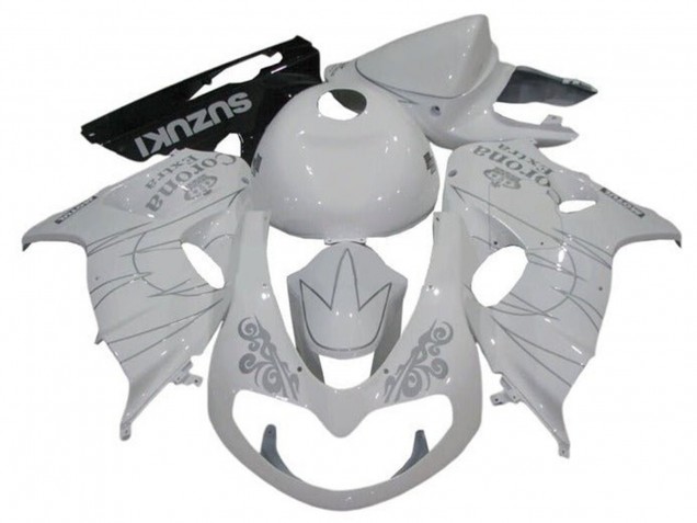 Carenados Moto Suzuki TL1000R 1998-2003 - Blanco Plata Corona Fabricantes