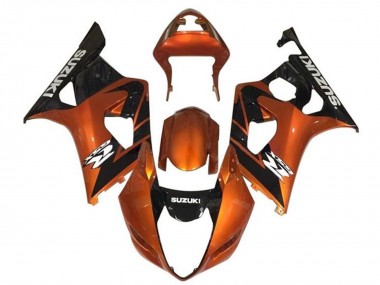 Carenados Moto Suzuki GSXR 1000 2003-2004 - Naranja Negro Blanco Fabricantes