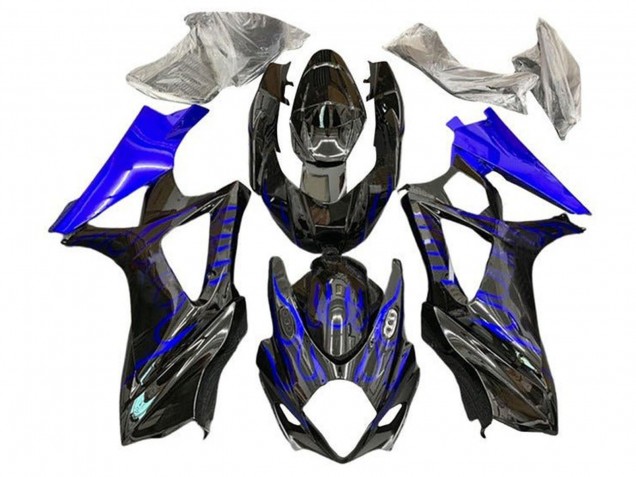 Carenados Moto Suzuki GSXR 1000 2005-2006 - Negro Azul Llama Fabricantes