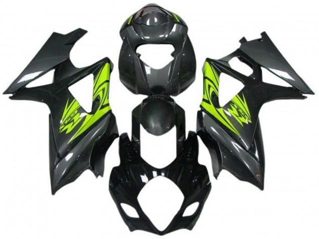 Carenados Moto Suzuki GSXR 1000 2005-2006 - Negro Gris Neon Amarillo Fabricantes