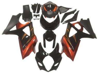 Carenados Moto Suzuki GSXR 1000 2005-2006 - Negro Brillante Negro Mate Naranja Fabricantes