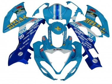 Carenados Moto Suzuki GSXR 1000 2005-2006 - Azul Blanco Raya Rizla Fabricantes