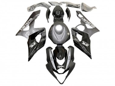 Carenados Moto Suzuki GSXR 1000 2005-2006 - Plata Negro Fabricantes