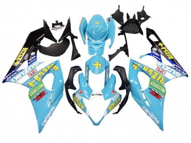Carenados Moto Suzuki GSXR 1000 2005-2006 - Azul Claro Verde Negro Amarillo Rizla Fabricantes