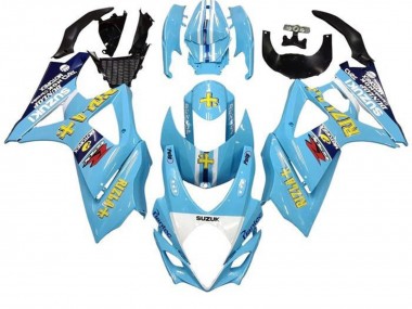 Carenados Moto Suzuki GSXR 1000 2005-2006 - Azul Claro Amarillo Negro Rizla Fabricantes