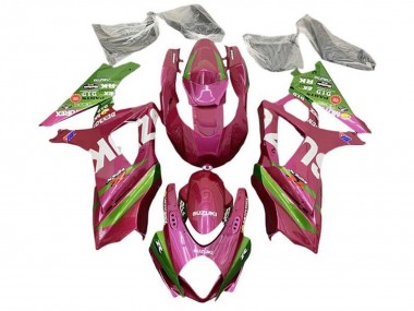 Carenados Moto Suzuki GSXR 1000 2005-2006 - Rosa Verde Fabricantes