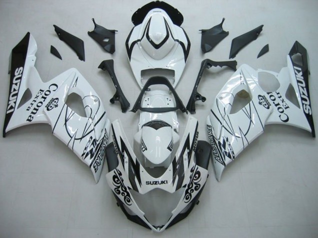 Carenados Moto Suzuki GSXR 1000 2005-2006 - Blanco Negro Alstare Corona Fabricantes