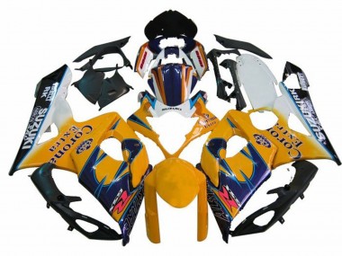 Carenados Moto Suzuki GSXR 1000 2005-2006 - Blanco Amarillo Azul Negro Corona Fabricantes