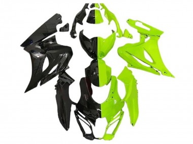 Carenados Moto Suzuki GSXR1000 2017-2024 - Negro Neon Verde Fabricantes
