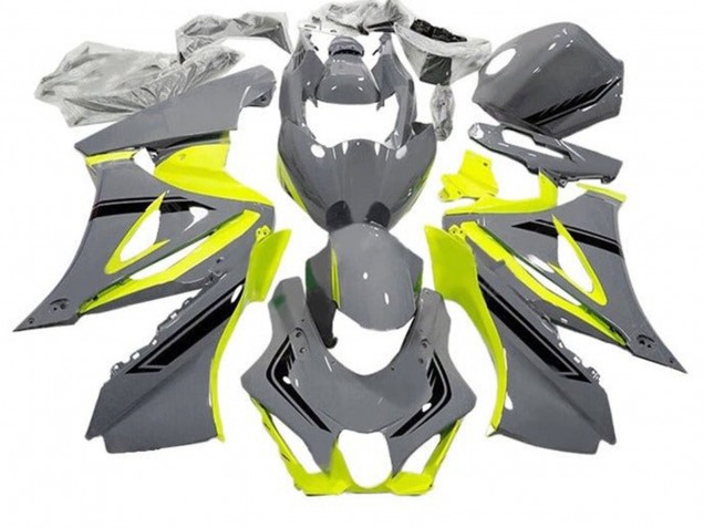 Carenados Moto Suzuki GSXR1000 2017-2024 - Gris Amarillo Negro Fabricantes