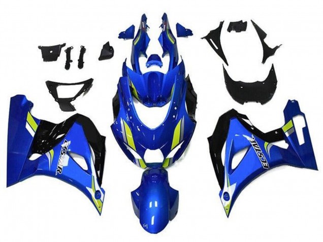 Carenados Moto Suzuki GSXR1000 2017-2024 - Azul Verde Negro Ecstar Fabricantes