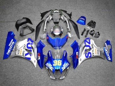 Carenados Moto Suzuki GSXR1000 2017-2024 - Azul Plata Ecstar 36 Fabricantes
