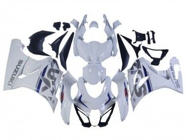 Carenados Moto Suzuki GSXR1000 2017-2024 - Blanco Plata Azul Fabricantes