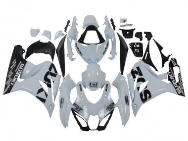 Carenados Moto Suzuki GSXR1000 2017-2024 - Blanco Negro Fabricantes