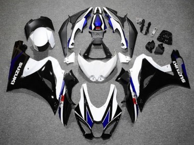 Carenados Moto Suzuki GSXR1000 2017-2024 - Blanco Azul Negro Fabricantes