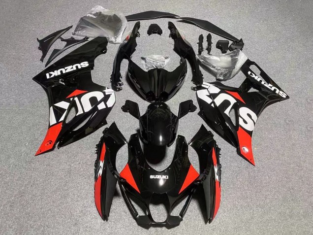 Carenados Moto Suzuki GSXR1000 2017-2024 - Negro Rojo Blanco Fabricantes