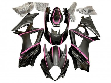 Carenados Moto Suzuki GSXR 1000 2007-2008 - Negro Mate Rosa Fabricantes
