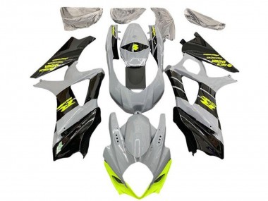 Carenados Moto Suzuki GSXR 1000 2007-2008 - Nardo Gris Neon Amarillo Negro Fabricantes