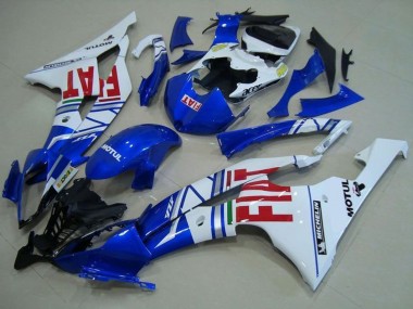 Carenados Moto Yamaha YZF R6 2008-2016 - Blanco Azul Rojo Fiat Motul Michelin Fabricantes