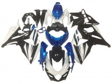 Carenado Moto Suzuki GSXR 1000 2009-2016 - Blanco Azul Negro Brillante Fabricantes