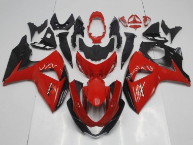 Carenado Moto Suzuki GSXR 1000 2009-2016 - Rojo Negro Fabricantes