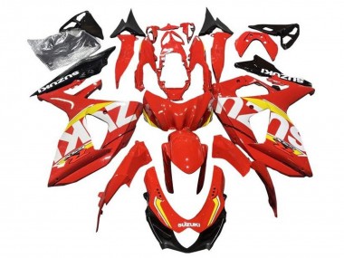 Carenados Moto Suzuki GSXR 1000 2009-2016 - Rojo Amarillo Blanco Negro Fabricantes