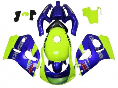 Carenados Moto Suzuki GSXR 600 / GSXR 750 1996-2000 - Azul Amarillo Fabricantes