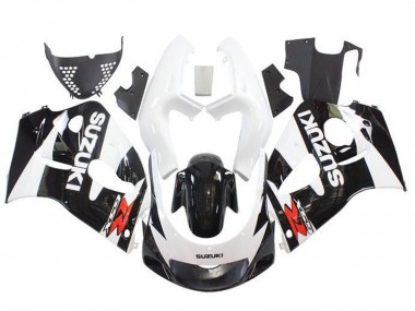 Carenados Moto Suzuki GSXR 600 / GSXR 750 1996-2000 - Blanco Negro Rojo Fabricantes
