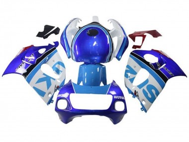 Carenados Moto Suzuki GSXR 600 / GSXR 750 1996-2000 - Blanco Azul Raya Fabricantes