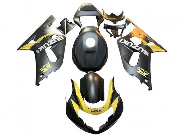 Carenados Moto Suzuki GSXR 600 / GSXR 750 2001-2003 - Negro Mate Amarillo Fabricantes