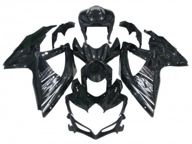 Carenados Moto Suzuki GSXR 600 / GSXR 750 2008-2010 - Negro Brillante Gris Fabricantes