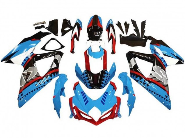 Carenados Moto Suzuki GSXR 600 / GSXR 750 2008-2010 - Azul Rojo Negro Shape Fabricantes