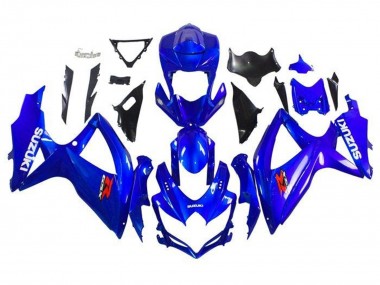 Carenado Moto Suzuki GSXR 600 / GSXR 750 2008-2010 - Azul Blanco Rojo Fabricantes