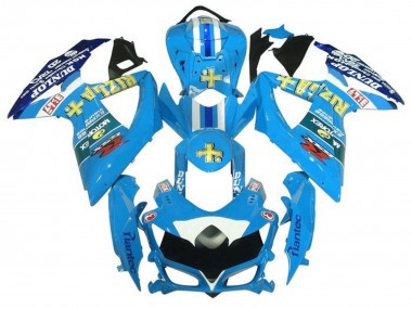 Carenados Moto Suzuki GSXR 600 / GSXR 750 2008-2010 - Azul Claro Amarillo Rizla Fabricantes