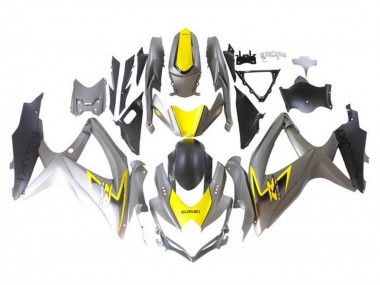 Carenados Moto Suzuki GSXR 600 / GSXR 750 2008-2010 - Plata Amarillo Negro Fabricantes
