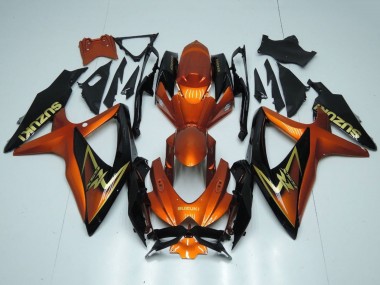 Carenados Moto Suzuki GSXR 600 / GSXR 750 2008-2010 - Naranja Oro Negro Fabricantes