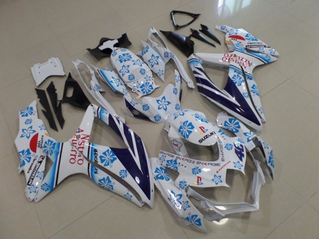 Carenados Moto Suzuki GSXR 600 / GSXR 750 2008-2010 - Blanco Azul Flower Rojo Nastro Azzurro Fabricantes