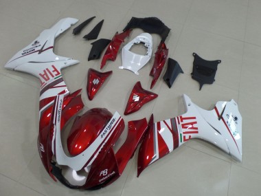 Carenados Moto Suzuki GSXR 600 / GSXR 750 2011-2024 - Rojo Caramelo Blanco Fiat Fabricantes