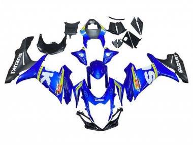 Carenados Moto Suzuki GSXR 600 / GSXR 750 2011-2024 - Blanco Azul Amarillo Negro Fabricantes