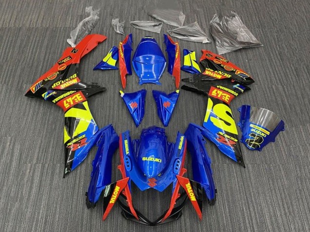 Carenados Moto Suzuki GSXR 600 / GSXR 750 2011-2024 - Azul Rojo Amarillo Negro Fabricantes
