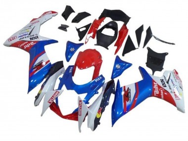 Carenados Moto Suzuki GSXR 600 / GSXR 750 2011-2024 - Azul Blanco Rojo Motul Fabricantes