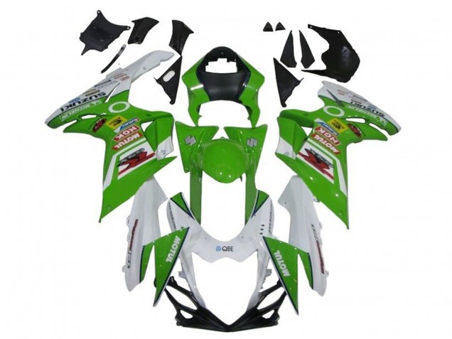 Carenados Moto Suzuki GSXR 600 / GSXR 750 2011-2024 - Blanco Verde Rojo Motul Fabricantes