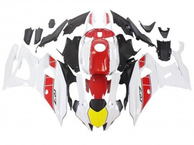 Carenados Moto Yamaha YZF R7 2021-2024 - Blanco Amarillo Rojo Raya Fabricantes