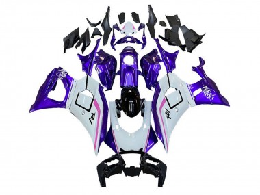Carenados Moto Yamaha YZF R7 2021-2024 - Blanco Púrpura Rosa Fabricantes