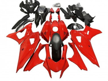 Carenados Moto Yamaha YZF R7 2021-2024 - Rojo Negro Mate Fabricantes