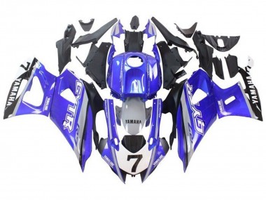 Carenados Moto Yamaha YZF R7 2021-2024 - Azul Gris Blanco GYTR Fabricantes