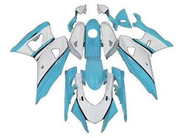 Carenados Moto Yamaha YZF R7 2021-2024 - Azul Turquesa Blanco Fabricantes