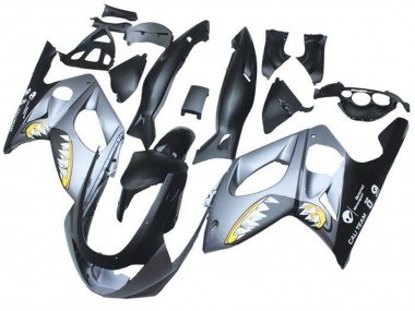 Carenados Moto Yamaha YZF600R Thundercat 1996-2007 - Negro Mate Gris Tiburón Fabricantes